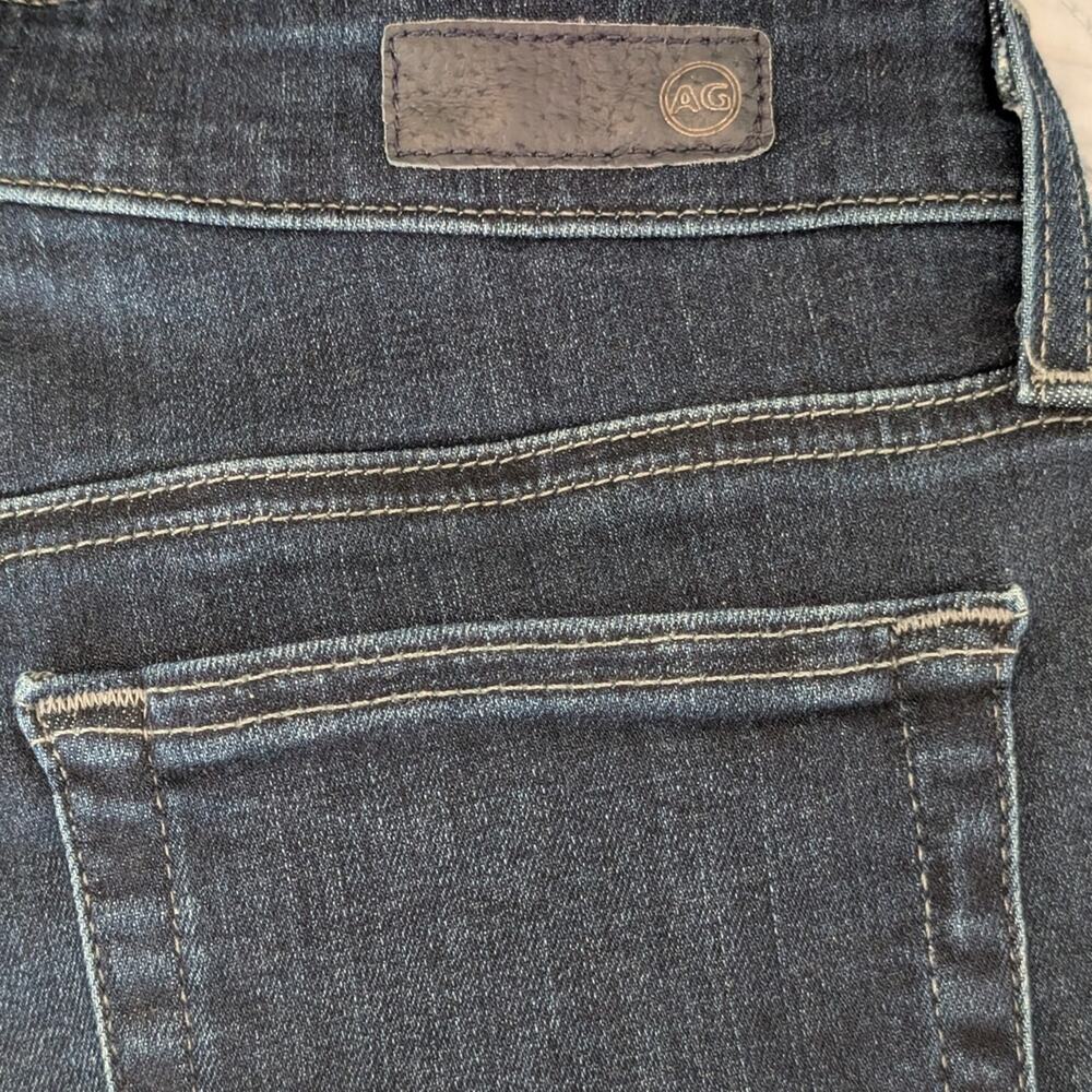 AG Adriano Goldschmied 27R The Mila High-Rise Skinny Dark Denim (0320)